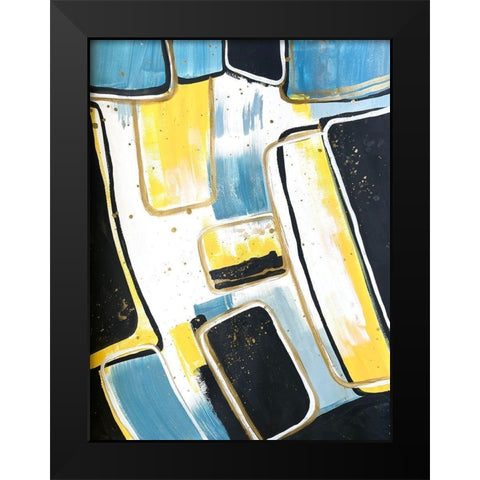 Absentminded Emotion 4 Black Modern Wood Framed Art Print by Charest, Doris
