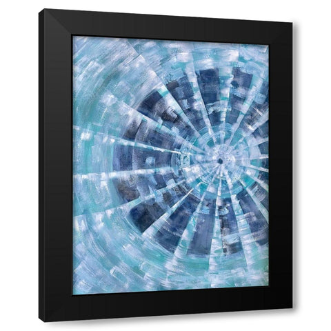 Happy Conflict 1 Black Modern Wood Framed Art Print by Charest, Doris