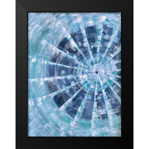 Happy Conflict 1 Black Modern Wood Framed Art Print by Charest, Doris