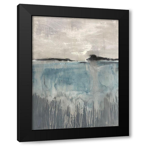 Distant Sentiment 1 Black Modern Wood Framed Art Print by Charest, Doris