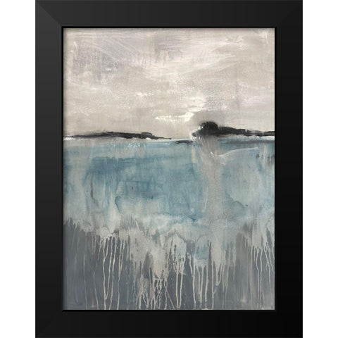 Distant Sentiment 1 Black Modern Wood Framed Art Print by Charest, Doris