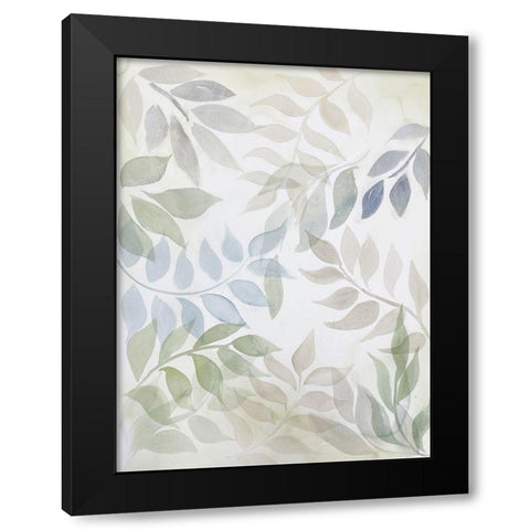 Momentary Creation 1 Black Modern Wood Framed Art Print with Double Matting by Charest, Doris