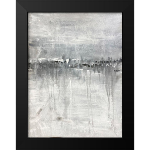 Meditative Horizon 1 Black Modern Wood Framed Art Print by Charest, Doris