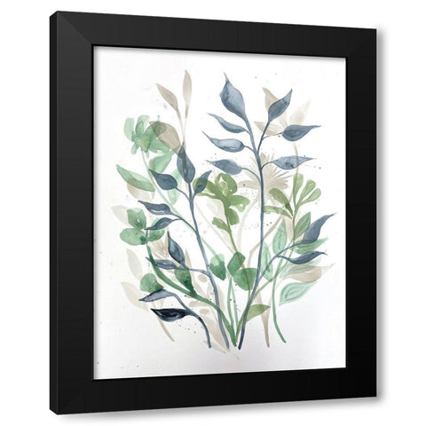 Desired Purpose 1 Black Modern Wood Framed Art Print with Double Matting by Charest, Doris