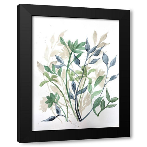 Desired Purpose 2 Black Modern Wood Framed Art Print with Double Matting by Charest, Doris