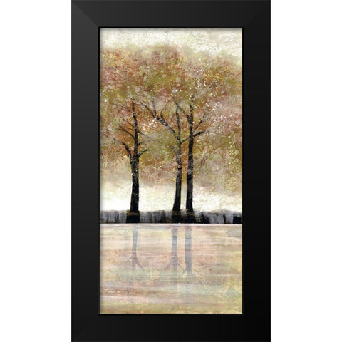 Serene Forest  3 Black Modern Wood Framed Art Print by Charest, Doris