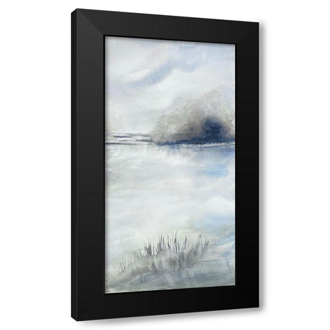 Morning Showers 1 Black Modern Wood Framed Art Print by Charest, Doris