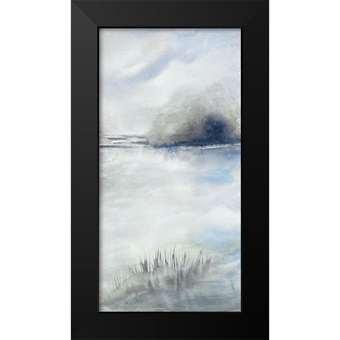 Morning Showers 1 Black Modern Wood Framed Art Print by Charest, Doris
