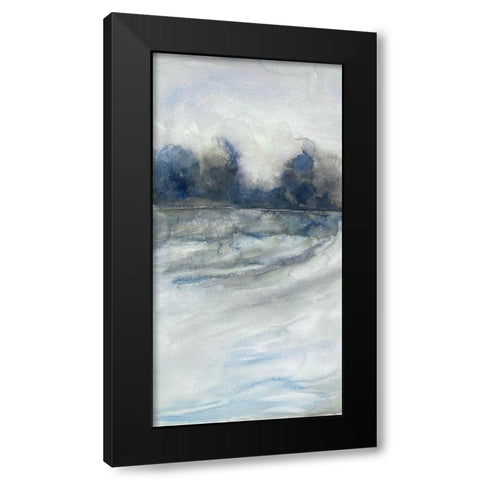 Morning Showers 2 Black Modern Wood Framed Art Print with Double Matting by Charest, Doris