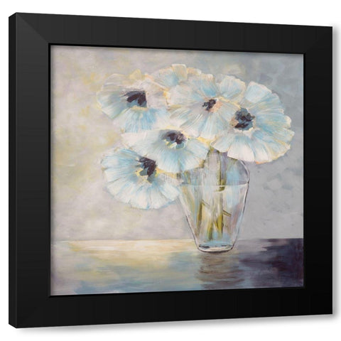 White Sunshine Black Modern Wood Framed Art Print with Double Matting by Charest, Doris