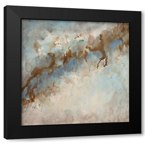 Emanation Black Modern Wood Framed Art Print by Charest, Doris