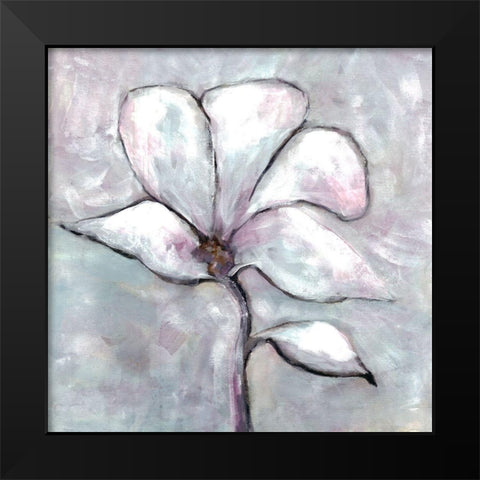Cherished Bloom 2 Black Modern Wood Framed Art Print by Charest, Doris