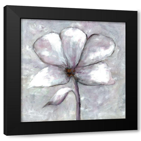 Cherished Bloom 3 Black Modern Wood Framed Art Print by Charest, Doris