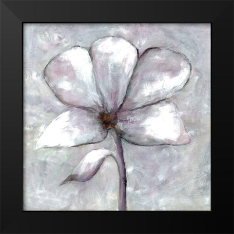Cherished Bloom 3 Black Modern Wood Framed Art Print by Charest, Doris