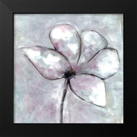 Cherished Bloom 4 Black Modern Wood Framed Art Print by Charest, Doris
