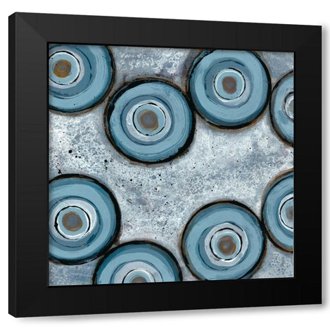 Tadpole Cluster 1 Black Modern Wood Framed Art Print by Charest, Doris