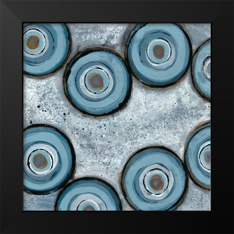 Tadpole Cluster 1 Black Modern Wood Framed Art Print by Charest, Doris