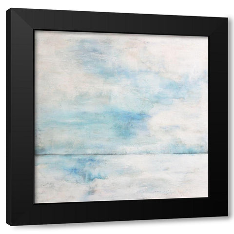 Whiteout 2 Black Modern Wood Framed Art Print with Double Matting by Charest, Doris
