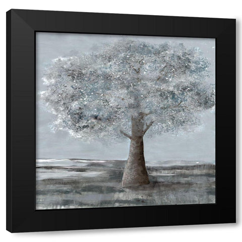 Solitary Beauty 2 Black Modern Wood Framed Art Print by Charest, Doris