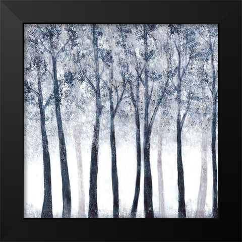 Wooded Grove Black Modern Wood Framed Art Print by Charest, Doris