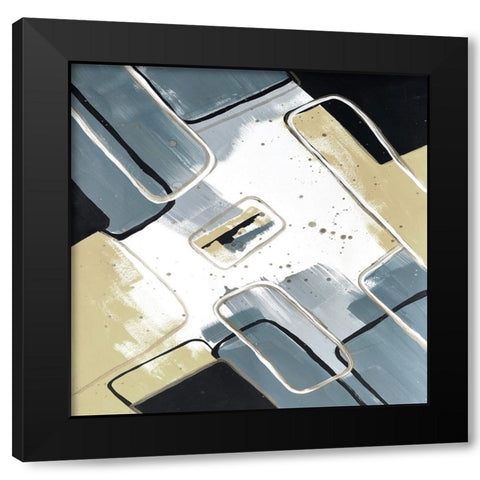 Absentminded Emotion 1 Black Modern Wood Framed Art Print with Double Matting by Charest, Doris