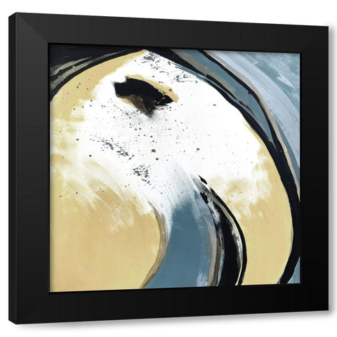 Absentminded Emotion 2 Black Modern Wood Framed Art Print with Double Matting by Charest, Doris