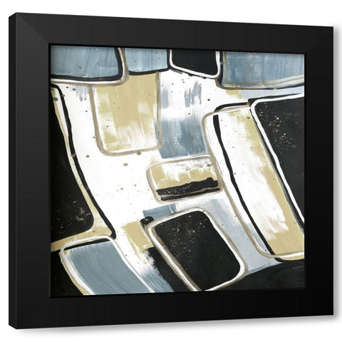 Absentminded Emotion 4 Black Modern Wood Framed Art Print with Double Matting by Charest, Doris