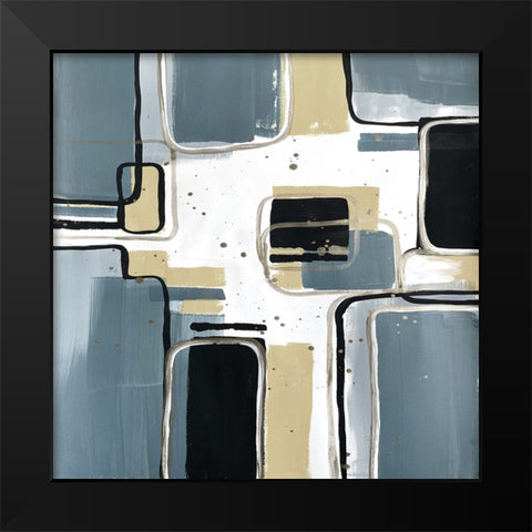 Absentminded Emotion 5 Black Modern Wood Framed Art Print by Charest, Doris