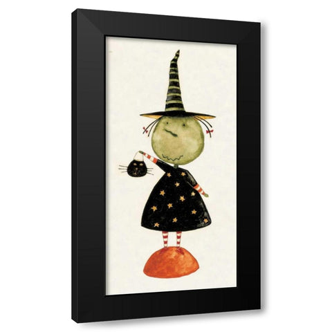 Trick Girl Black Modern Wood Framed Art Print with Double Matting by DiPaolo, Dan