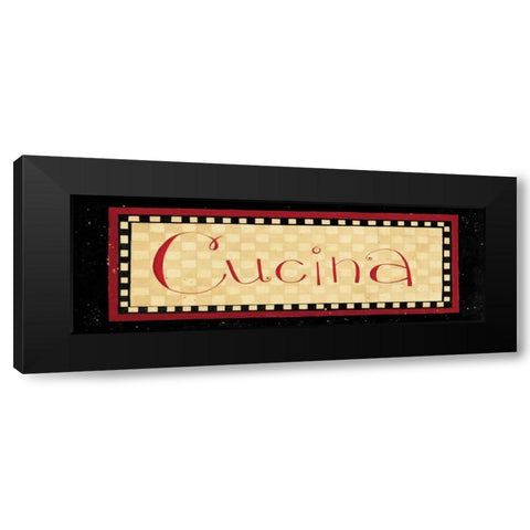 Cucina Black Modern Wood Framed Art Print with Double Matting by DiPaolo, Dan