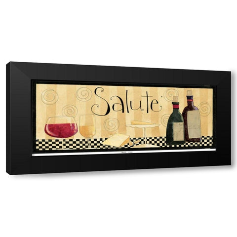 Salute Black Modern Wood Framed Art Print with Double Matting by DiPaolo, Dan