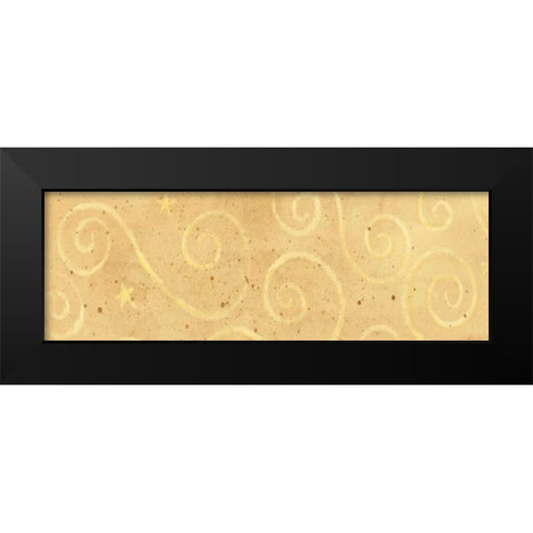 Sream Swirl Black Modern Wood Framed Art Print by DiPaolo, Dan