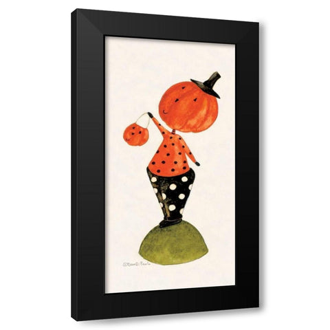 Boy Black Modern Wood Framed Art Print with Double Matting by DiPaolo, Dan