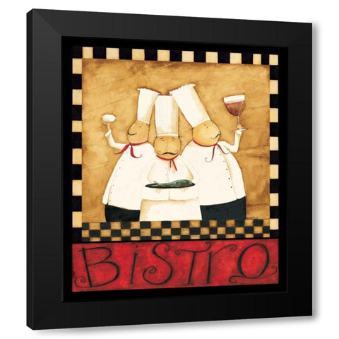 Chefs Black Modern Wood Framed Art Print by DiPaolo, Dan
