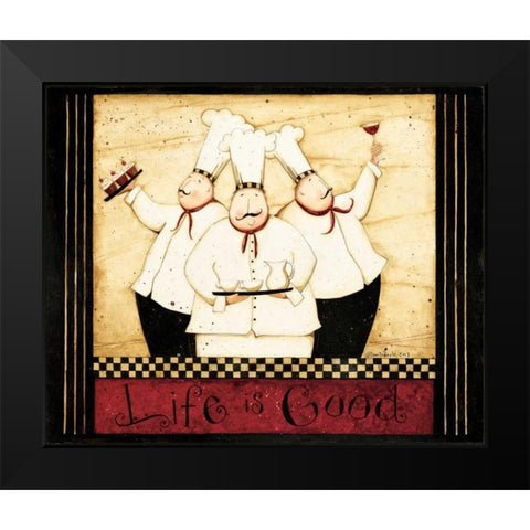 Life Black Modern Wood Framed Art Print by DiPaolo, Dan