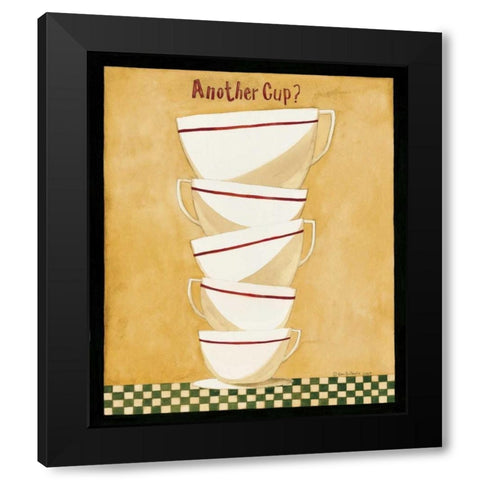 Another Cup Black Modern Wood Framed Art Print with Double Matting by DiPaolo, Dan