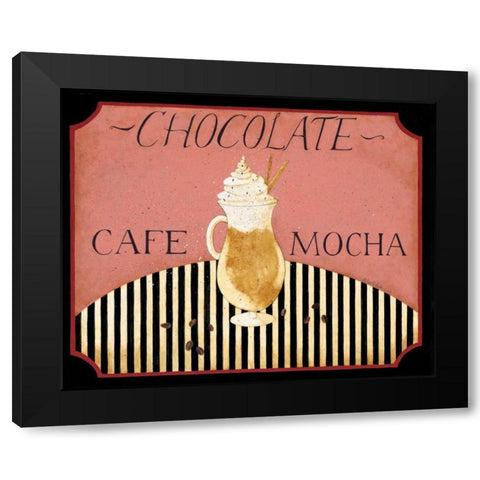 Mocha Black Modern Wood Framed Art Print with Double Matting by DiPaolo, Dan