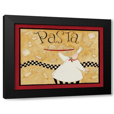 Pasta Black Modern Wood Framed Art Print by DiPaolo, Dan