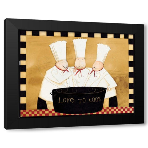 Tasting Chefs Black Modern Wood Framed Art Print with Double Matting by DiPaolo, Dan