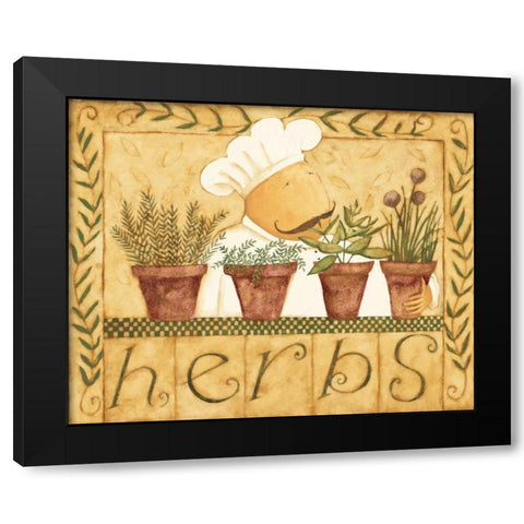 Heabs Black Modern Wood Framed Art Print by DiPaolo, Dan