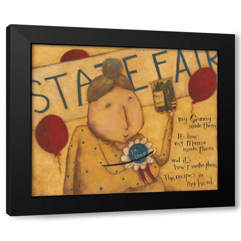 State Fair Black Modern Wood Framed Art Print with Double Matting by DiPaolo, Dan