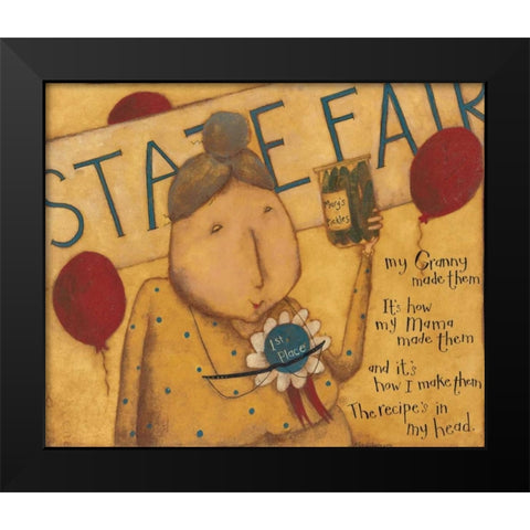 State Fair Black Modern Wood Framed Art Print by DiPaolo, Dan