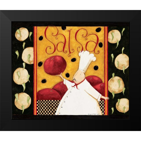 Onions Black Modern Wood Framed Art Print by DiPaolo, Dan