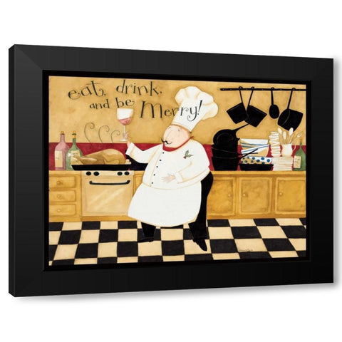 Cooking With Wine Black Modern Wood Framed Art Print by DiPaolo, Dan