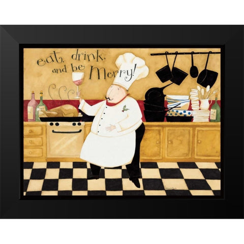 Cooking With Wine Black Modern Wood Framed Art Print by DiPaolo, Dan