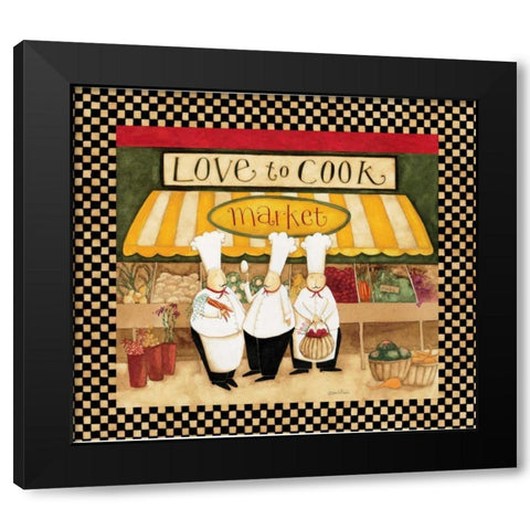 Our Place Black Modern Wood Framed Art Print with Double Matting by DiPaolo, Dan