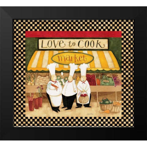 Our Place Black Modern Wood Framed Art Print by DiPaolo, Dan