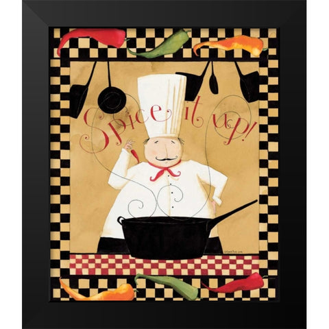 Spice It Up Black Modern Wood Framed Art Print by DiPaolo, Dan