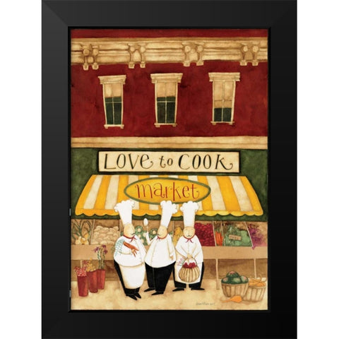 Together Black Modern Wood Framed Art Print by DiPaolo, Dan
