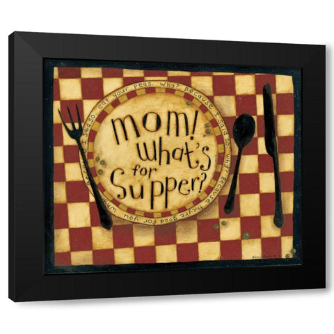 Supper Black Modern Wood Framed Art Print with Double Matting by DiPaolo, Dan